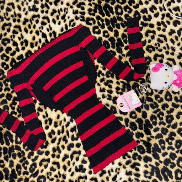 inc international concepts striped wrap sweater (limited time SALE) - Picture 2 of 5